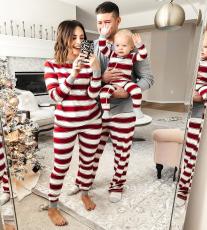 Striped Print Parent-Child Homewear Set GSGS-0590