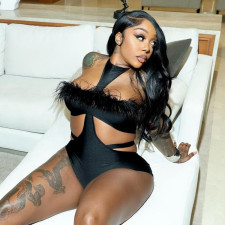 Sexy Backless Tie Up Rompers GSBD-D25RP285