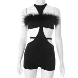 Sexy Backless Tie Up Rompers GSBD-D25RP285