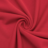 Sexy Off-shoulder Flared Sleeves Top And Skirt Two Piece Sets GSBD-D25ST397