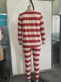 Striped Print Parent-Child Homewear Set GSGS-0590