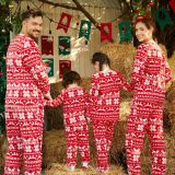 Christmas Family Homewear Printed Pajama Set GSGS-0573