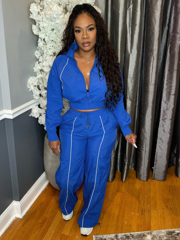 Sports Casual Coat Pants Two Piece Set CH-25052