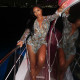 Leopard Print Long Sleeve Backless Top And Drawstring Shorts Two Piece Set GSBD-D25ST415