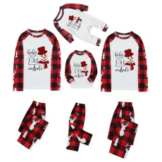 Christmas Print Matching Family Pyjamas Set GSGS-0593#