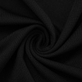 Solid-Color Long-Sleeve Gathered Mini Dress GSZM-C25DS334