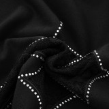 Cross Embroidered Rhinestone Pattern Tank Tops GSBD-Q25TP165