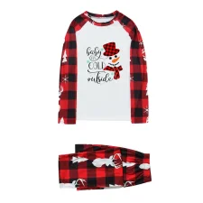 Christmas Print Matching Family Pyjamas Set GSGS-0593#