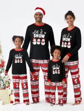 Christmas Snowman Print Matching Family Pajama Set GSGS-0658
