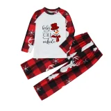 Christmas Print Matching Family Pyjamas Set GSGS-0593#
