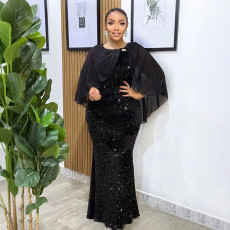 Fashion Sequin Slim Evening Dress CYA-901999