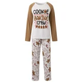 Christmas Print Matching Family Long-Sleeve Pajama Set GSGS-0716