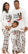 Christmas Family Pajama Set Printed Homewear GSGS-0653