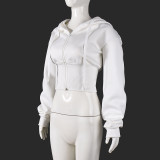 Long Sleeve Zipper Hodoed Sweatshirt GFRT-35694TBY