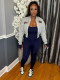 Fleece-Lined Sports Zipper Embroidered Baseball Jacket CH-25061