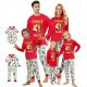 Christmas Letter Print Matching Family Long-Sleeve Pajama Set GSGS-0865