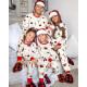 Christmas Tree Print Bear-Printed Parent-Child Matching Pajama Set GSGS-0867