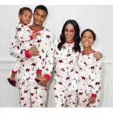 Christmas Tree Print Bear-Printed Parent-Child Matching Pajama Set GSGS-0867