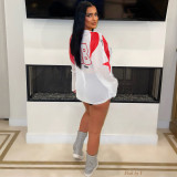 Mesh Print Loose Sport T Shirt ASL-6811