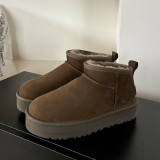 Thick-soled Short Snow Boots (Heel height: 3CM) GDMX-1020
