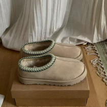 Ethnic Style Flat Fur Shoes GDMX-3200