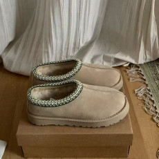 Ethnic Style Flat Fur Shoes GDMX-3200