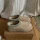 Ethnic Style Flat Fur Shoes GDMX-3200