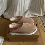 Ethnic Style Flat Fur Shoes GDMX-3200