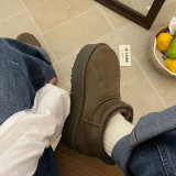 Thick-soled Short Snow Boots (Heel height: 5CM)GDMX-53229