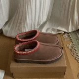 Ethnic Style Flat Fur Shoes GDMX-3200