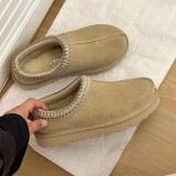 Ethnic Style Flat Fur Shoes GDMX-3200