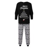 Christmas Print Family Matching Sets Parent-Child Pajama Sets GSGS-0706