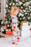 Christmas Print Family Matching Pajama Sets GSGS-0631#