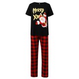 Santa Claus Short-Sleeve Printed Pajama Set GSGS-0919