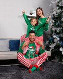 Christmas Print Family Matching Stripe Pajama Sets GSGS-0778