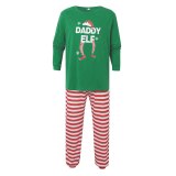 Christmas Print Family Matching Stripe Pajama Sets GSGS-0778