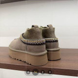 Thick-soled Warm Fashion Ethnic Style Short Boots GDMX-4700