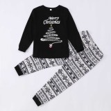 Christmas Print Family Matching Sets Parent-Child Pajama Sets GSGS-0706
