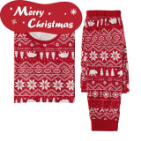 Christmas Print Family Homewear Parent-Child Pajama Set GSGS-0587