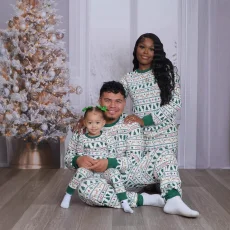 Christmas Tree Print Matching Family Pajama Set GSGS-0815