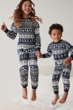 Christmas Print Family Long Sleeve Pajama Set GSGS-0574