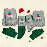 Christmas Letter Print Matching Family Long-Sleeve Pajamas Set GSGS-0755