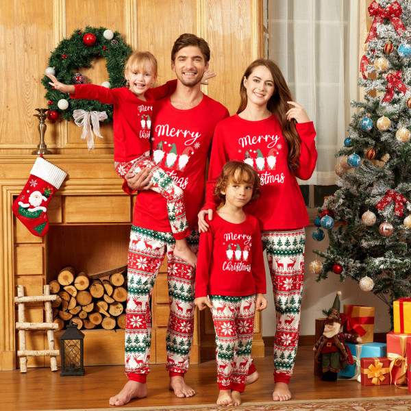 Christmas Reindeer Print Matching Family Set  GSGS-0718