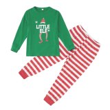 Christmas Print Family Matching Stripe Pajama Sets GSGS-0778