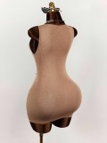 Print Sleeveless Mini Dress GXIY-K25L1515