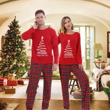 Christmas Print Home Family Pajama Set GSGS-0812