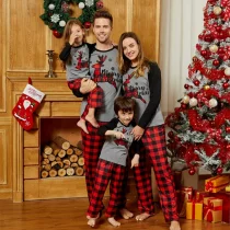 Christmas Plaid Print Family Matching Pajama Sets GSGS-0900