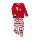 Christmas Print Pajamas Parent-Child Set GSGS-0615