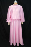 Loose Solid Color Three Piece Skirt Set GANY-LB1418