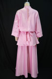 Loose Solid Color Three Piece Skirt Set GANY-LB1418